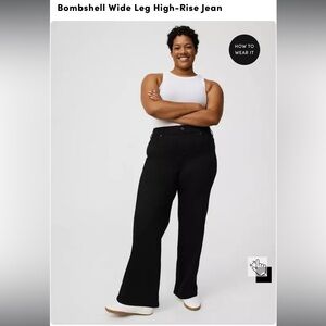 Torrid Bombshell High Rise Wide Leg Jeans 18R